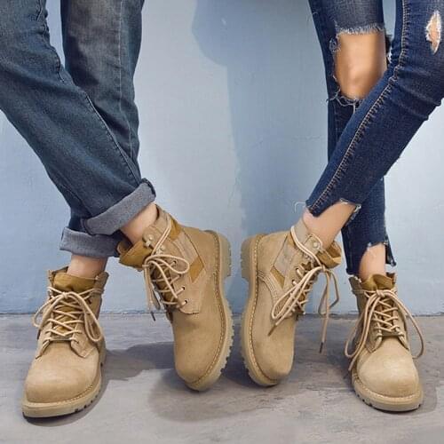 Brand Men Boots Fashion Motocycle Boots Men Shoes Winter Military Boots Male Autumn Winter Leather Desert Male Boots