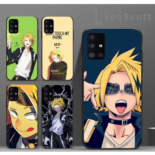 Denki Kaminari My Boku No Hero Academia Phone Case For Samsung S6 S7 edge S8 S9 S10 e plus A10 A50 A70 note8 J7 2017