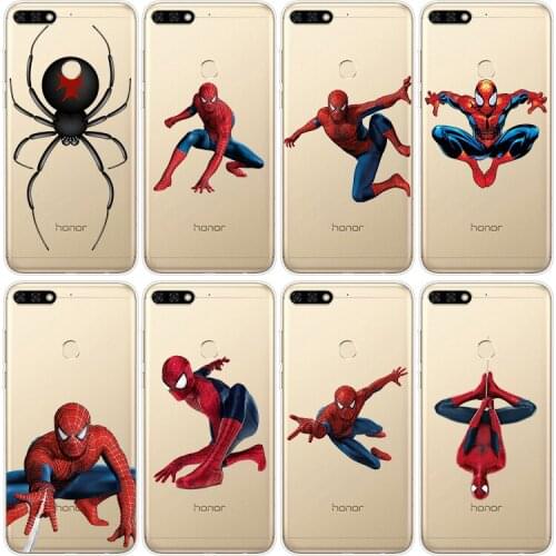 Cool Spider Man Silicone Cover For Honor 10X 9X 8X MAX 20 10 9 8 8A 8C 8S Prime 7A Pro Lite Phone Case