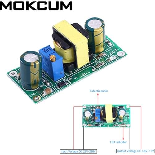 DC-DC Isolated Step Down Power Supply Module 24V-290V to 3.6V-15V Adjustable Buck Voltage Converter