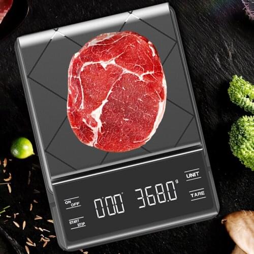 Mini Electronic Weight Grams Balance Scale Smart Digital Scales Kitchen Appliances Non-slip Stainless Steel Food Weight Scale