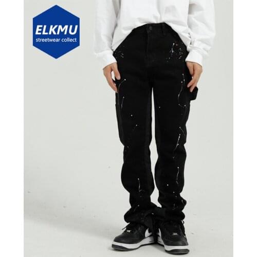 Мужские джинсы клеш ELKMU China At AliExpress