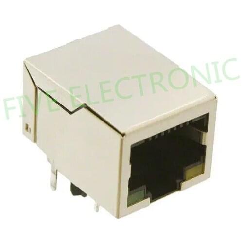 J0006D01B 1 Port RJ45 Magjack Connector Through Hole 10/100 Base-TX, AutoMDIX Number J0006D01BNL