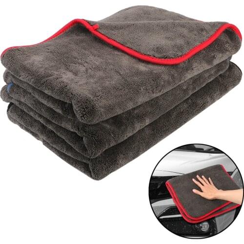 LEEPEE 1200GSM Car Cleaning Towels Auto Polishing Wash Tool Detailing Drying Microfiber Towel Strong Water Absorption Cloth