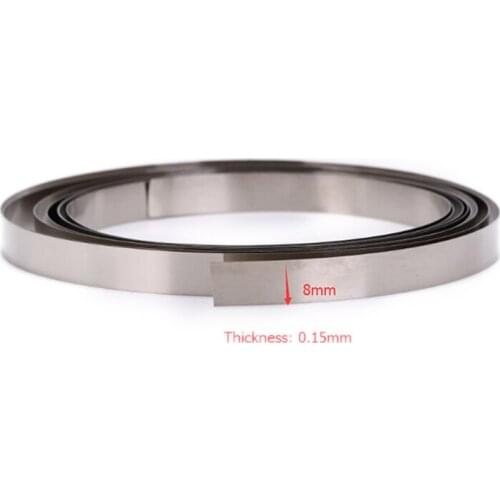 Hot 1pc High Quality 2M 8mm x 0.15 Pure Ni Plate Nickel Strip Tape For Li 18650 Battery Spot Welding