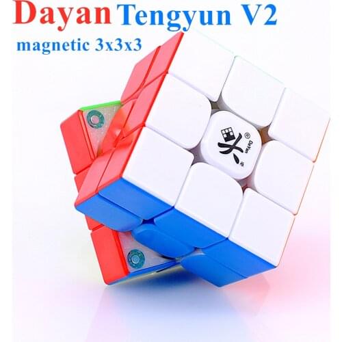 Dayan tengyun V2 M Magnetic 3x3x3 magic cube 3x3 Magnet puzzle cube tengyun V2M speed cube 3x3x3 cubo magico