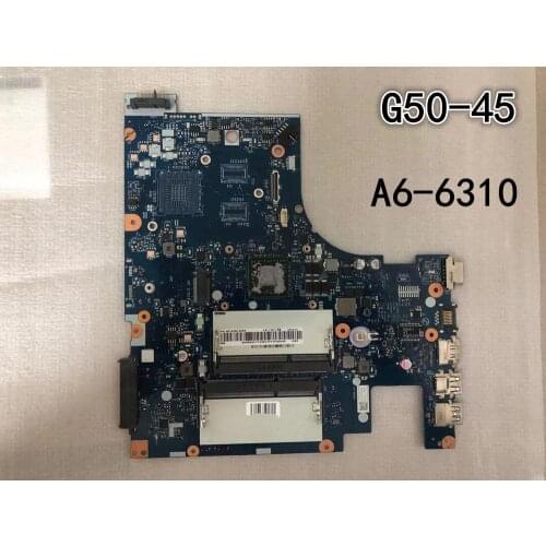 Original laptop Lenovo G50-45 Motherboard mainboard ACLU5/ACLU6 NM-A281 with A6-6310 CPU UMA FRU:5B20F77239 5B20F77219