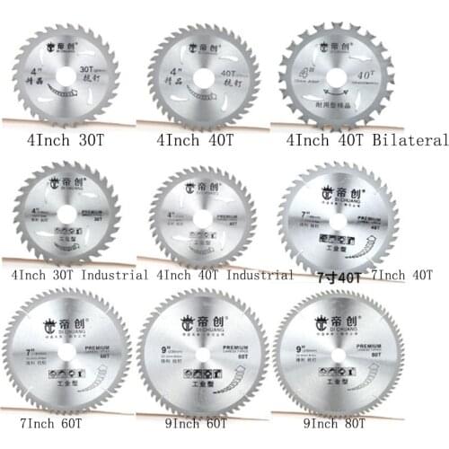4 7 9inch Cemented carbide saw blade For Power Tool Circular Saw Blade For Wood HSS Saw Blade Dremel Cutter Circular