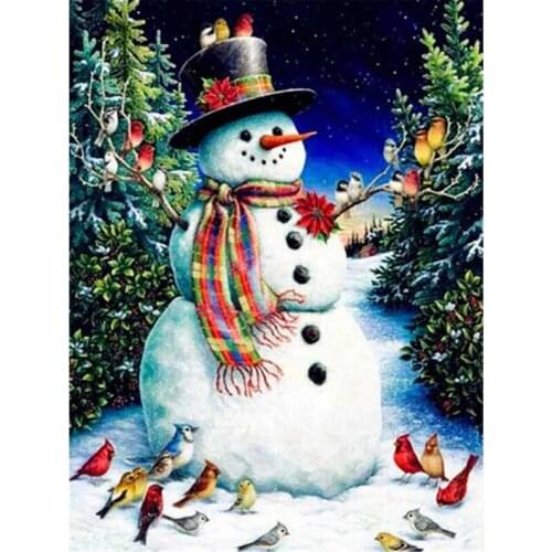 Gift Full Square/Round Drill 5D DIY Diamond Painting Santa Claus snow man animals Diamond Mosaic Christmas Diamond Embroidery