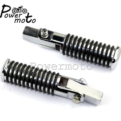 Motorcycle O-Ring Foot pegs Support Footrests Rear Pedals Universal For Harley Dyna Sportster Softail Suzuki Honda VN GL Yamaha