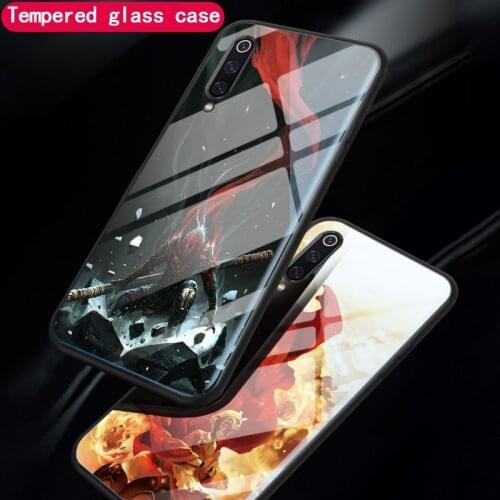 Luxury Popular Tempered Glass Phone Case For XiaoMi Mi 9 SE Mi9 SE POP Back Cover For Xiaomi Mi Play