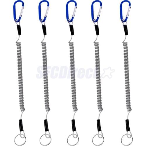 Fishing Lanyard Safety Rope Wire Steel for Securing Pliers, Fish Tool