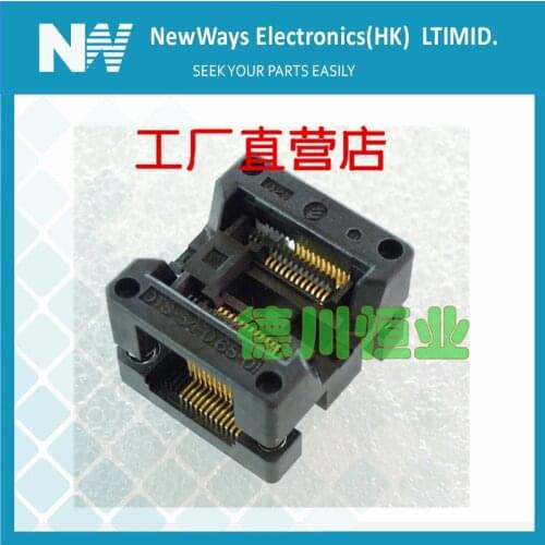 Ic Test Socket Ssop24 To Dip24 Cnv-Ssop-24 0.65Mm Programmer Adapter