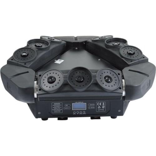 High quality 9 eyes moving head spider laser light 3x3 led laser stage lighting for dj discos Bar show lights
