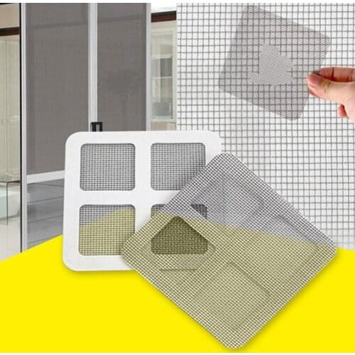 5 Pack 10 Pack Fix Net Window Home Adhesive Anti Mosquito Fly Bug Insect Repair Screen Wall Patch Stickers Mesh Window Screen