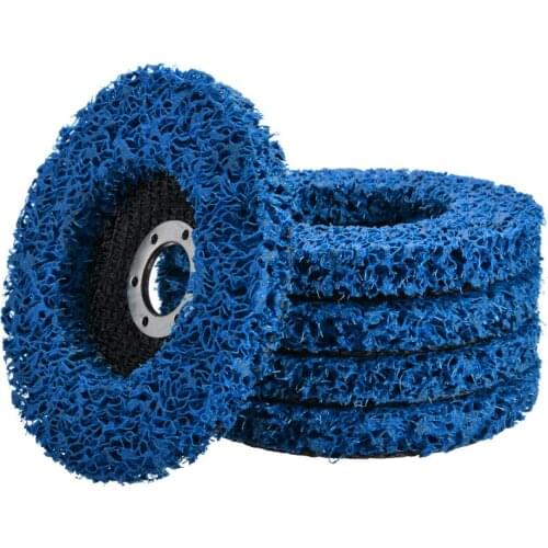 5Pcs 125mm Angle Grinder Cleaning Strip Wheel Grinding Disc For Paint Rust Grinder Remover Tools