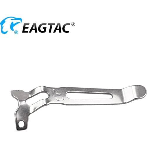 EAGTAC Stainless Steel Pocket Clip Titanium Coated for D25C D25CM D25C2M D25LC2M LED Flashlight SKU1999