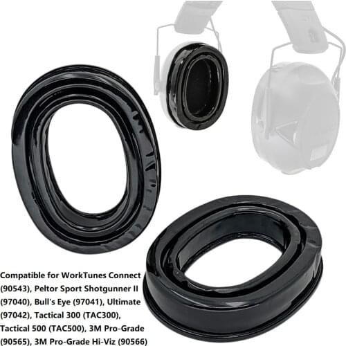 Tactical electronic shooting earmuffs outdoor sports protective earmuffs headset accessories silicone earmuffs ear cushions