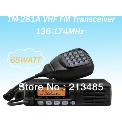TM-281A VHF 136-174MHz FM Transceiver 65Watt 200 Memory Channels
