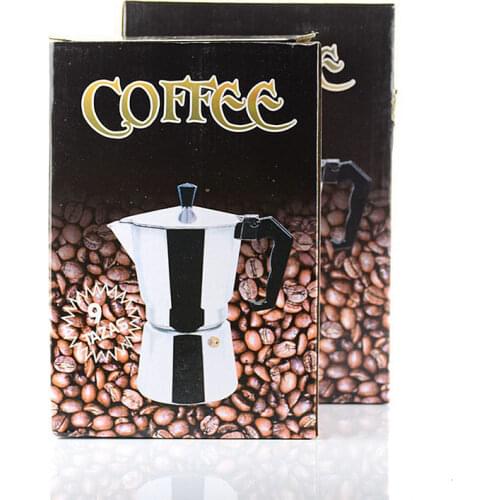 Hot Modern and simple aluminum moka pot hand coffee pot espresso machine espresso appliance outdoor convenient coffee machine