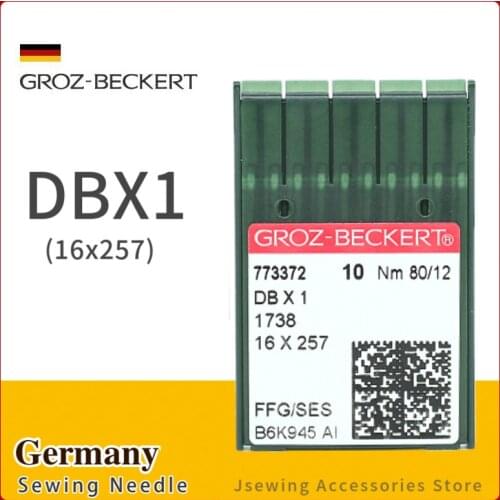 10 PCS DBX1 Groz-Beckert Sewing Machine Needles For Industrial Lockstitch Accessories DB*1 16x257 Knitting JUKI BROTHER SINGER
