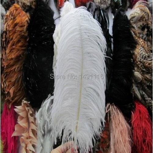 South Africas imports of high-quality ostrich feathers 10 pcs / lot 16-18inches DIY jewelry decoration / wedding decoration