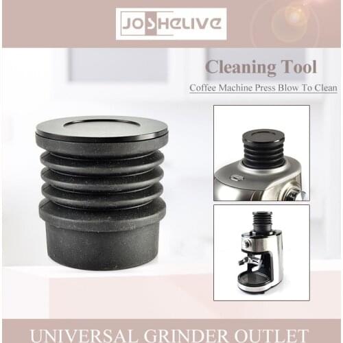Blank Italian Grinder Silicone &aluminum Alloypress And Blow To Clean Up The Remaining Powder Of The Grinding Coffee Grinder