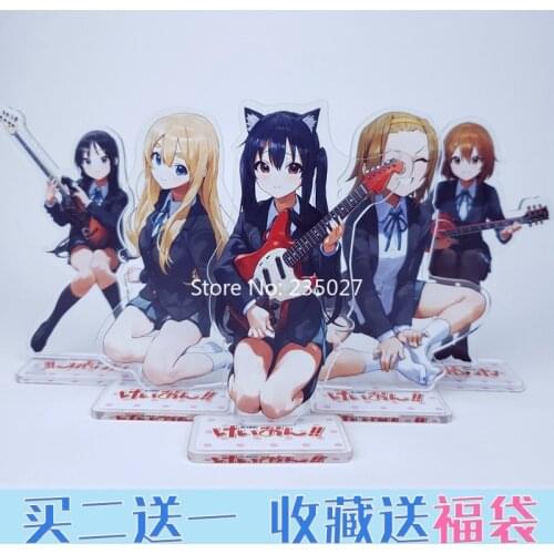 K-ON! action figura Anime Hirasawa Yui Akiyama Mio Tainaka Ritsu Kotobuki Tsumugi Nakano Azusa acrylic dolls figure toy 15cm