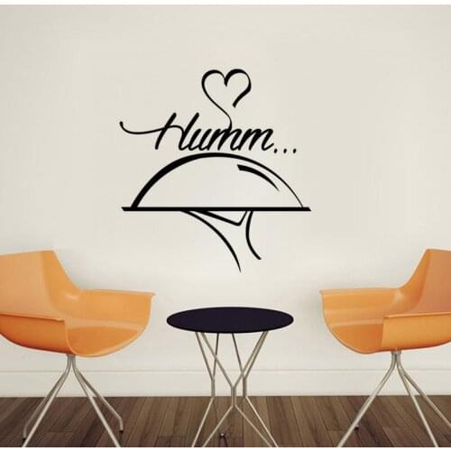 KUCADA Humm wall sticker for home decoration diy kitchen wallpaper removable black pvc WP1125