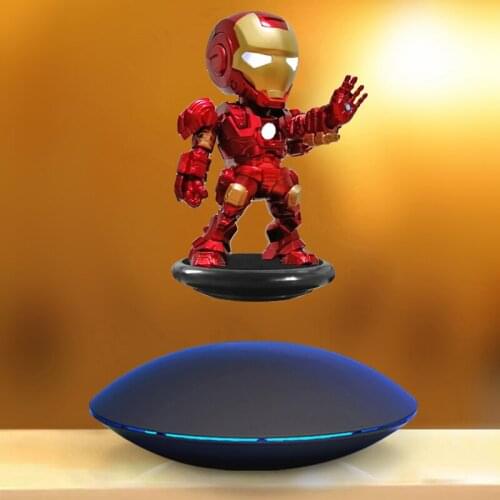Magnetic levitation iron man ornaments rotating display stand Monkey King creative gift hand-made toy DIY display stand