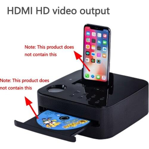 Multifunctional mobile phone charging base player DVD early education combination audio can be connected to computer equipment