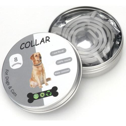 Flea and Tick Prevention Collar for Dogs Cats Natural Ingredients Mosquito Collar Repels/Safe for Babies- 8 Months Protection