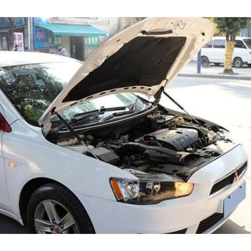 For Mitsubishi lancer Evo 7/8/9 CT9A 2000-2007 CARBON FIBER BONNET Front Hood Modify Gas Struts Spring Lift Support Absorber