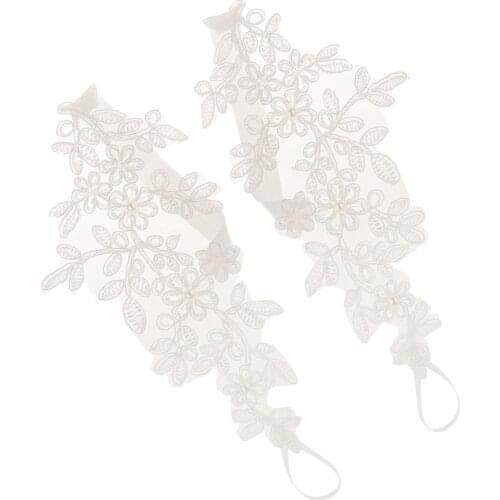 Wedding Bridal Barefoot Sandals Lace Anklets Foot Chain Woman Jewelry