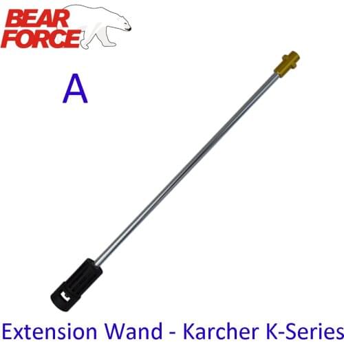 High Pressure Washer Extension Lance Car Washer Gun Lance Extension Wand Spear Tube M22 & 1/4" Quick Connection for Karcher