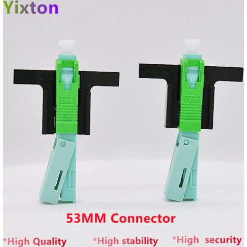 High Quality 53MM SC APC SM Single-Mode Optical Connector FTTH Tool Cold Connector Tool Fiber Optic Fast Connnector