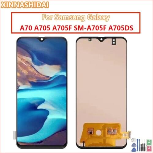 6.7" LCD Display For Samsung Galaxy A70 A705 A705F SM-A705MN LCD Display Touch Screen Digitizer Assembly Replacement