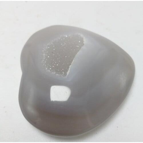 1 pc special gift women and men love heart gift natural agate geode heart stone beautiful powerful energy crystal chakra crystal