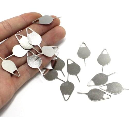 L38D 10Pieces Heart Shape Card Pin Eject Pin Key Sim Card Opening Removal Tool Compatible with Most Smartphone