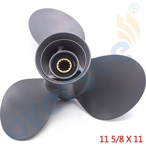 11 5/8X11 Pitch Aluminum Outboard Propeller 58130-ZV5-011AH For Honda Outboard Engine Motor 35-60HP
