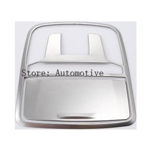2pcs/ set Car Styling , Stainless Steel Car Inner Front Roof Reading Light Read Lamp Cover Trim for Honda CRV CR-V 2017 2018