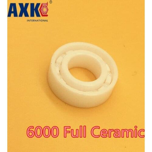 2021 Real Sale Rodamientos Axk 6000 Full Ceramic Bearing ( 1 Pc ) 10*26*8 Mm Zro2 Material 6000ce All Zirconia Ball Bearings