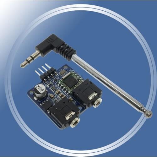FREE SHIPPING TEA5767 FM Stereo Radio Module 5V for Arduino 76-108MHZ With Free Cable Antenna