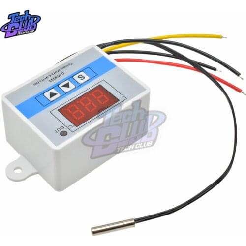 W3003 DC12V Digital Thermostat Temperature Controller Regulator Heating Cooling Control Instruments LED Display