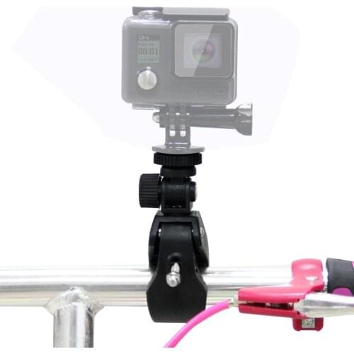 PULUZ Action Camera Motorcycle Bicycle Handlebar Holder Pole Tripod Mount with Screw for GoPro HERO9 8 Black 7 6 5 and other