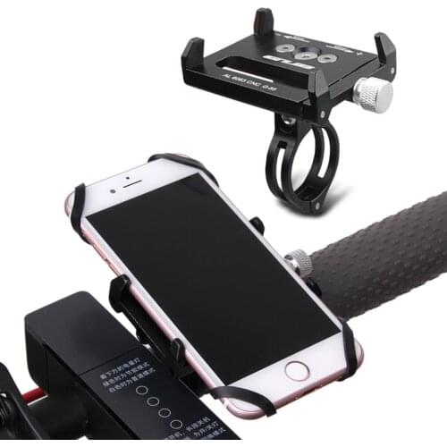 GUB G-85 MTB Bike Bicycle Phone Holder Aluminum Universal Handlebar Mount Support Case Bracket For Mobile Phone Cellphone GPS