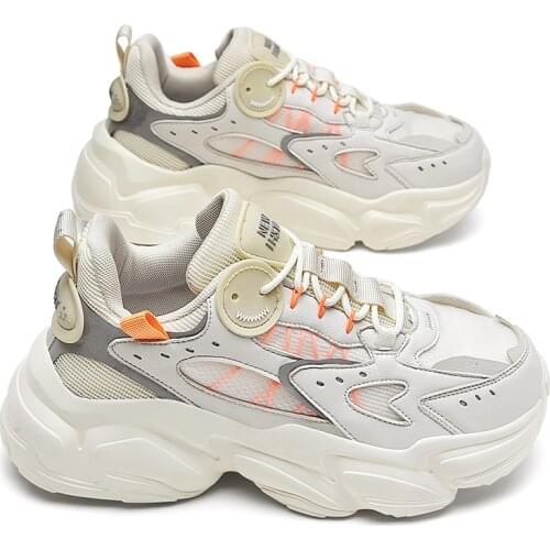 Male Spring Summer Height Increase Sneakers Men Casual Shoes Lace-up Chunky Shoes Men Walking Footwear Trend Zapatillas Hombre