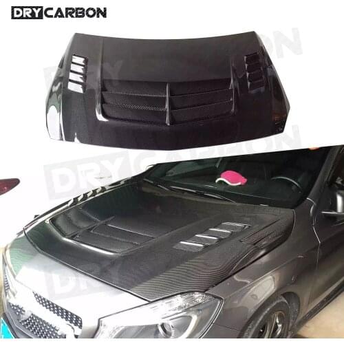 A Class Carbon Fiber Front Bumper Engine Hoods Cover Trims for Mercedes Benz W176 A180 A200 A250 AMG A45 2013-2016