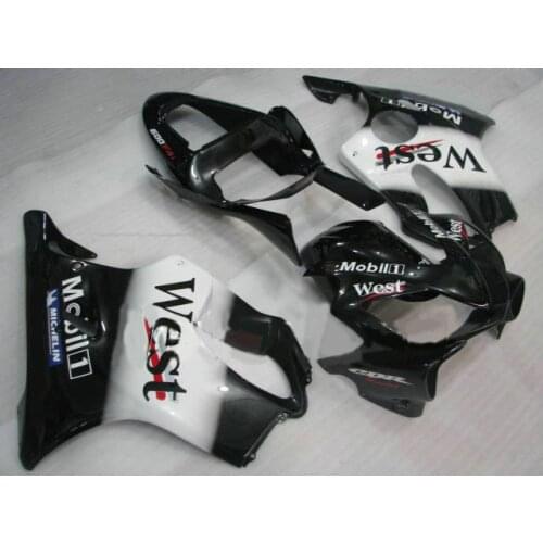 Dor-Black West flames For CBR600F4i CBR 600F4i 01 02 03 CBR600 F4i 2001 2002 2003 01-03 Fairings Fairing