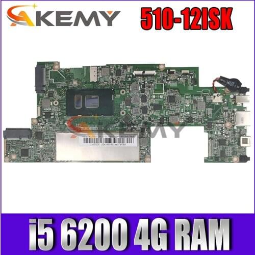 Original for Lenovo ideapad Miix 510-12ISK Laptop motherboard i5 6200 CPU 4G RAM tested good free shipping